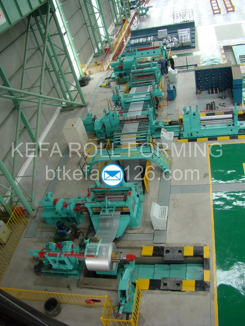 Metal Coil Slitting Longitudinal Shearing Cutting to Length Rewinding Stacking Line Machine Equipment Device