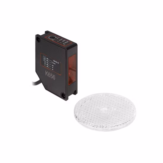 Sensor óptico da placa refletora de espelho Pmf80RF para sistemas de portas de guindastes